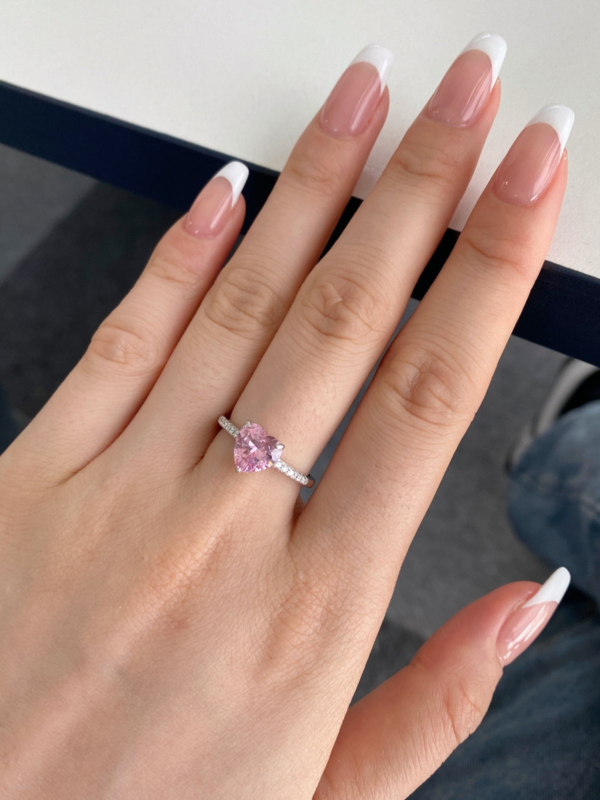 [Solara Jewelry]2.0 Carat Dazzling Lustrous Heart Cut Lover Ring