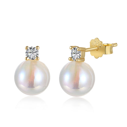 [Solara Jewelry]Symphony Mermaid Pearl Earrings