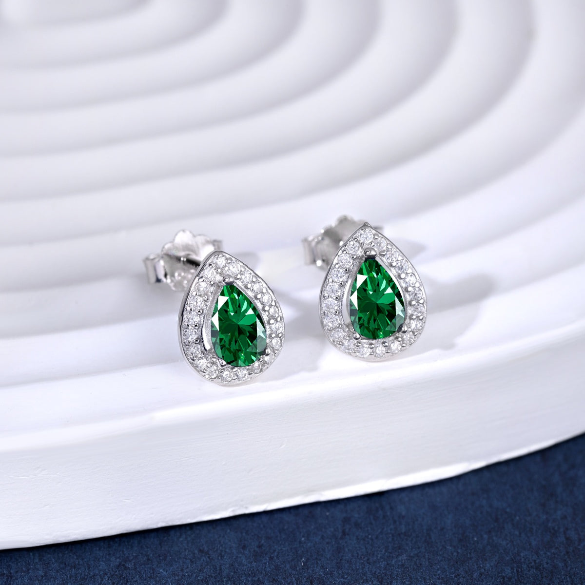 [Solara Jewelry]Luxurious Water Drop Shape Earrings