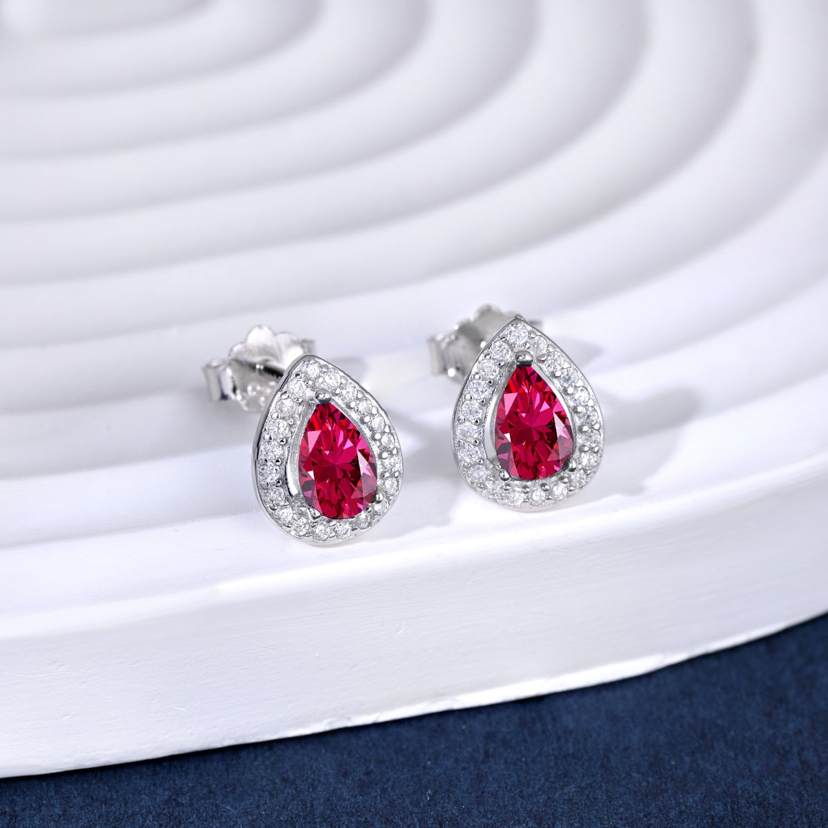 [Solara Jewelry]Luxurious Water Drop Shape Earrings