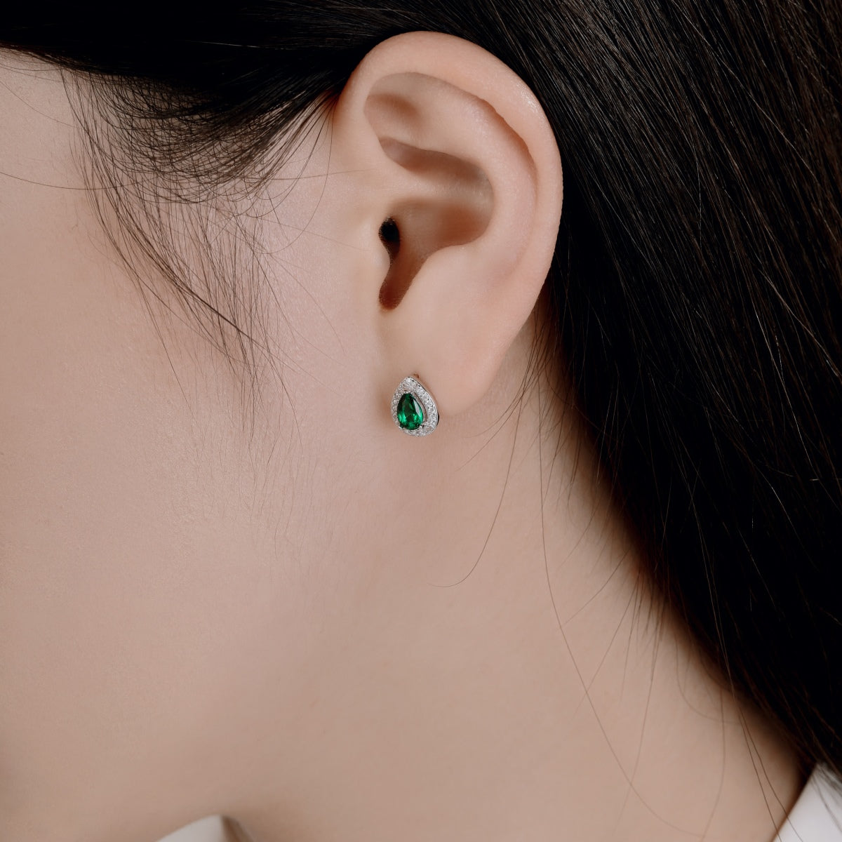 [Solara Jewelry]Luxurious Water Drop Shape Earrings