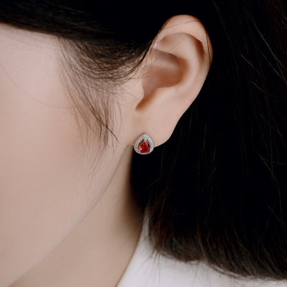 [Solara Jewelry]Luxurious Water Drop Shape Earrings
