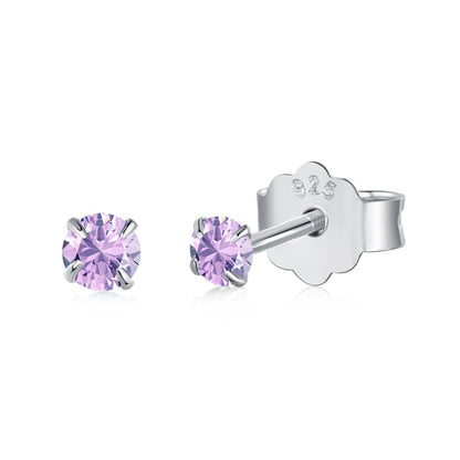 [Solara Jewelry]Delicate Solitaire Earrings