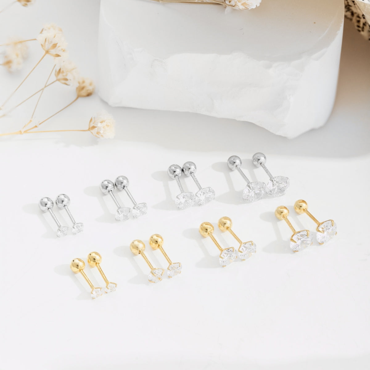 [Solara Jewelry]Unique U-Shaped Ear Bone Earrings