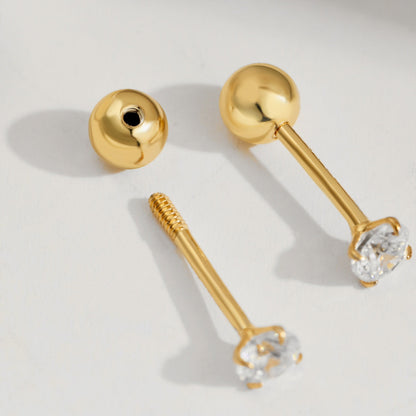[Solara Jewelry]Unique U-Shaped Ear Bone Earrings