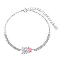 [Solara Jewelry]Dazzling Unique Multi Shape Lover Bracelet