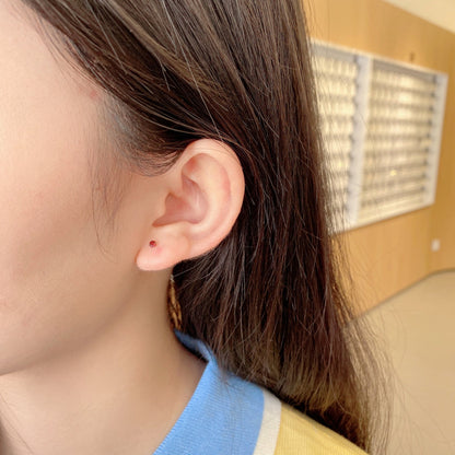 [Solara Jewelry]Delicate Solitaire Earrings