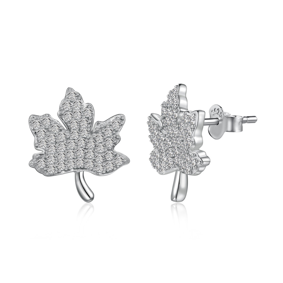 [Solara Jewelry]Exquisite Maple Leaf Design Earrings