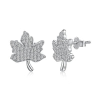 [Solara Jewelry]Exquisite Maple Leaf Design Earrings