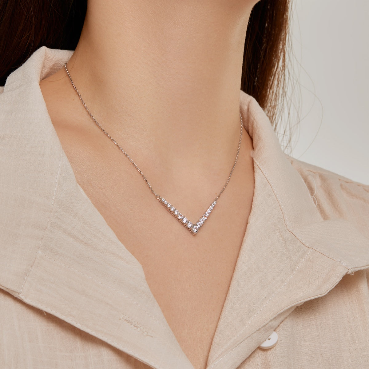 [Solara Jewelry]Ornate Round Cut Necklace