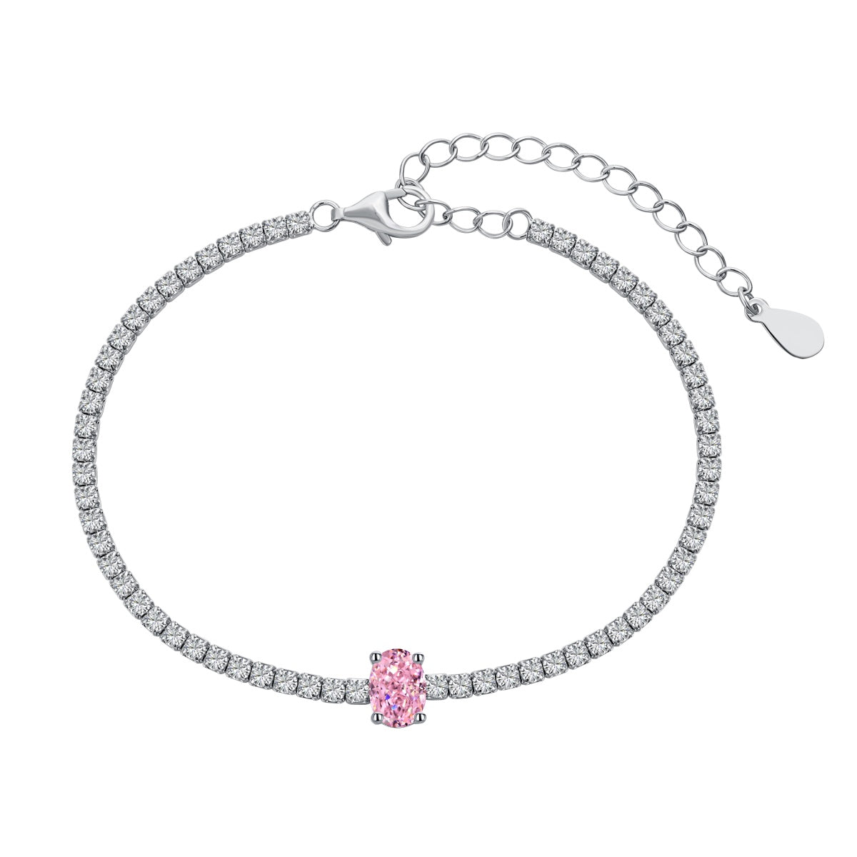 [Solara Jewelry]0.75 Carat Exquisite Oval Cut Daily Bracelet