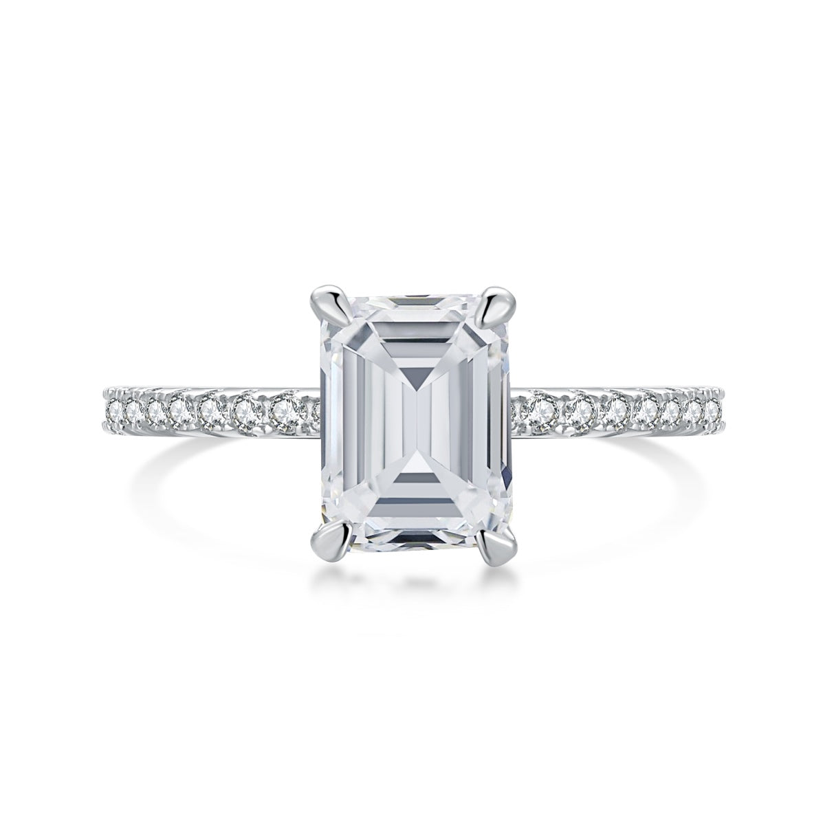 [Solara Jewelry]2.0 Carat Scintillating Ornate Radiant Cut Party Ring