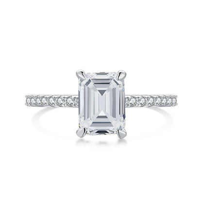 [Solara Jewelry]2.0 Carat Scintillating Ornate Radiant Cut Party Ring