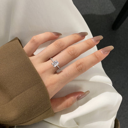 [Solara Jewelry]2.0 Carat Scintillating Ornate Radiant Cut Party Ring