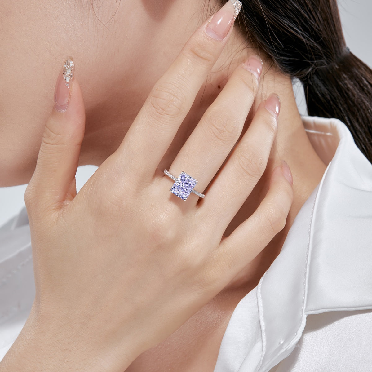 [Solara Jewelry]4.0 Carat Luxurious Engagement Ring