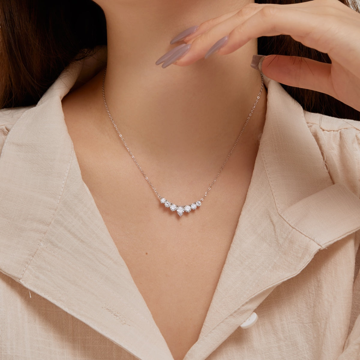[Solara Jewelry]Dainty Colorful Heart Necklace