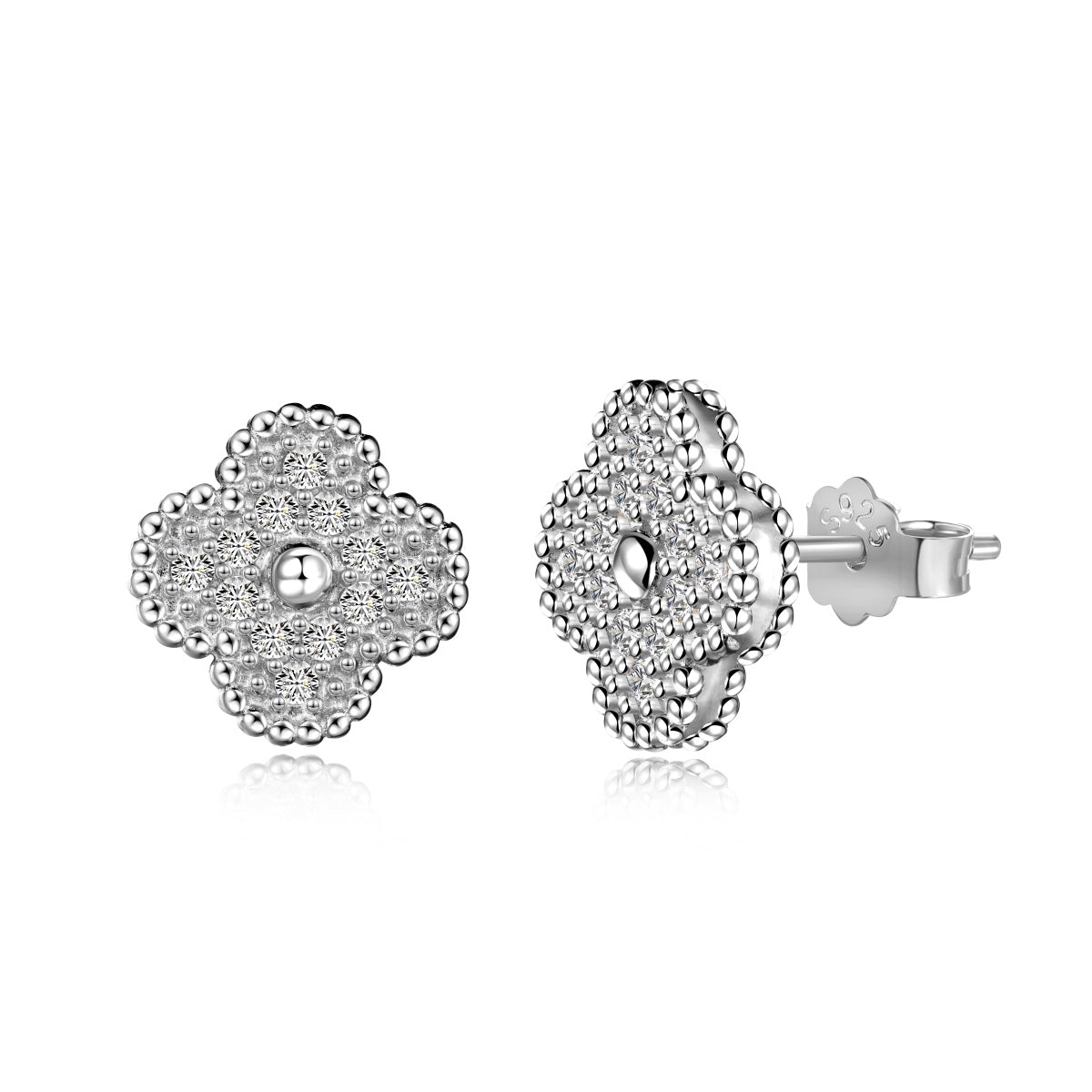 [Solara Jewelry]Four Leaf Clover Fashion Earrings