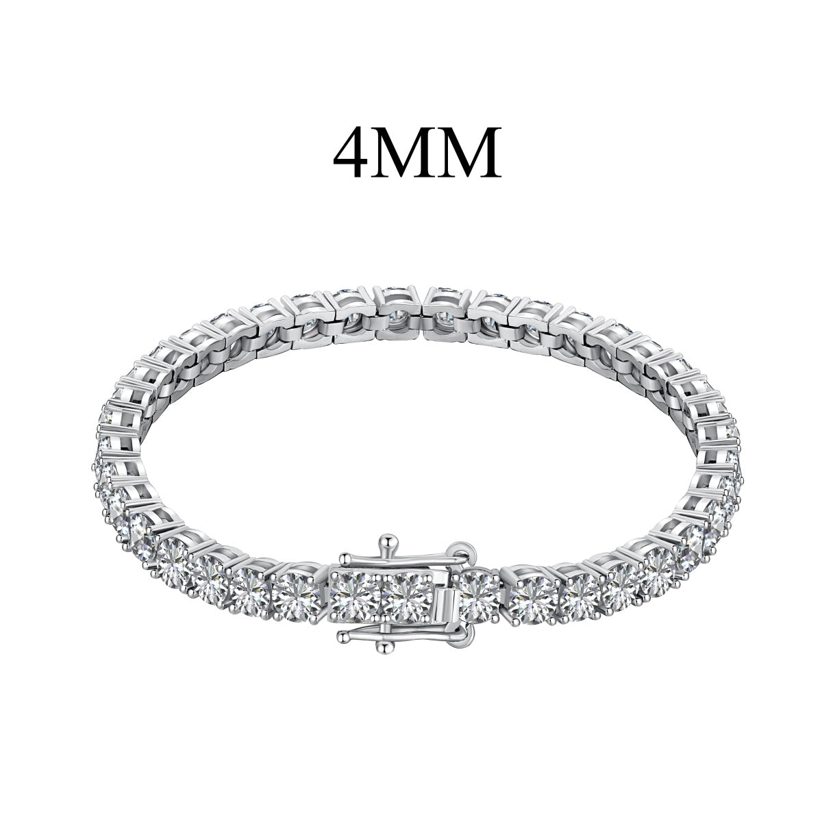 [Solara Jewelry]Radiant Colorful Round Cut Party Bracelet