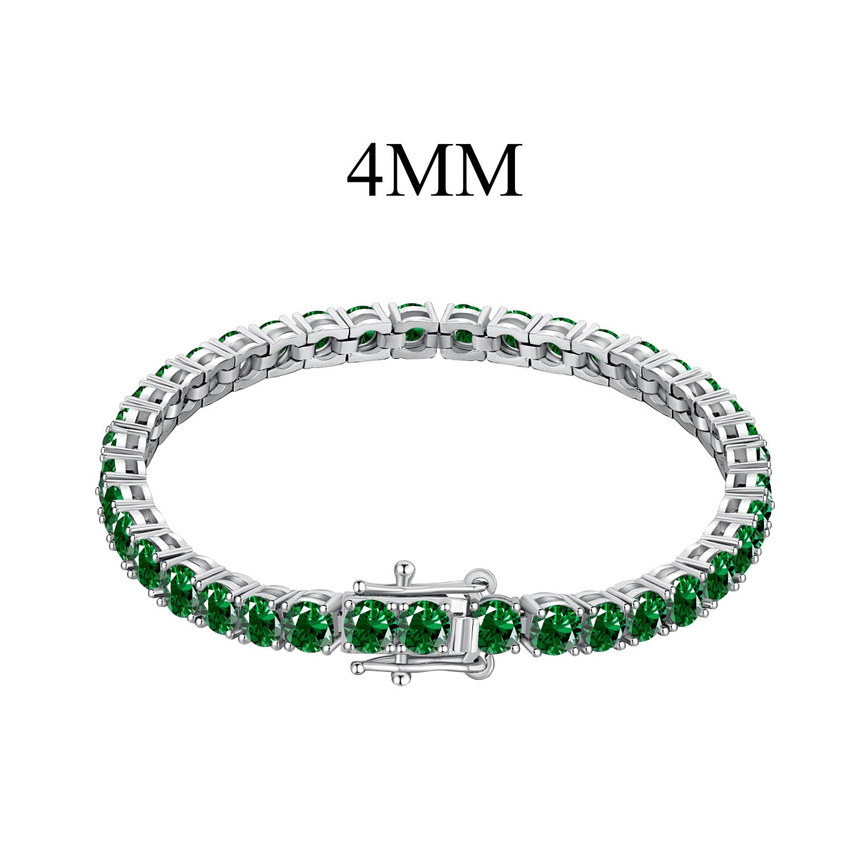 [Solara Jewelry]Radiant Colorful Round Cut Party Bracelet