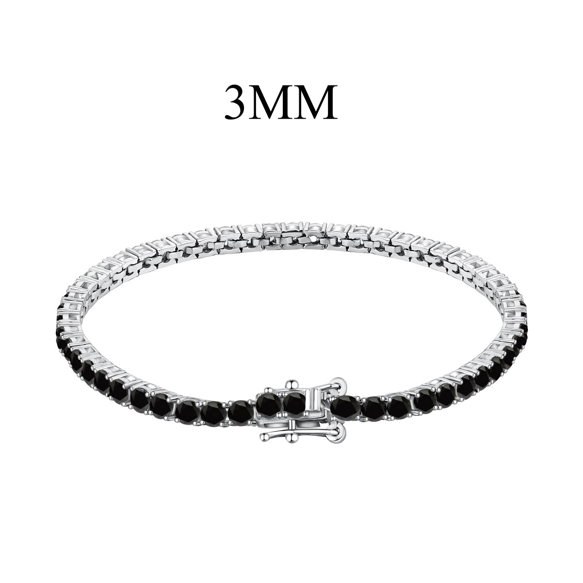 [Solara Jewelry]Radiant Colorful Round Cut Party Bracelet