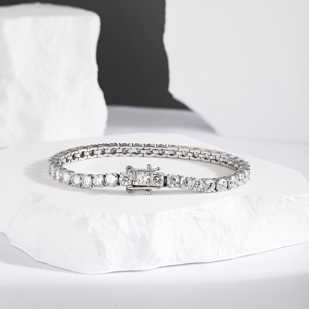 [Solara Jewelry]Radiant Colorful Round Cut Party Bracelet