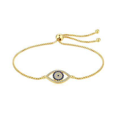 [Solara Jewelry]Dazzling Eye Shape Necklace