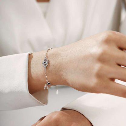 [Solara Jewelry]Dainty Eye Shape Necklace