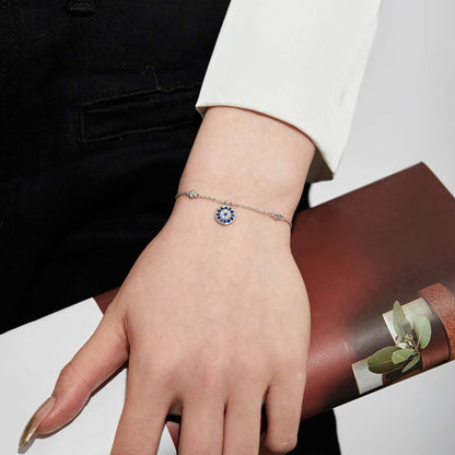 [Solara Jewelry]Devil's Eye Round Shape Bracelet