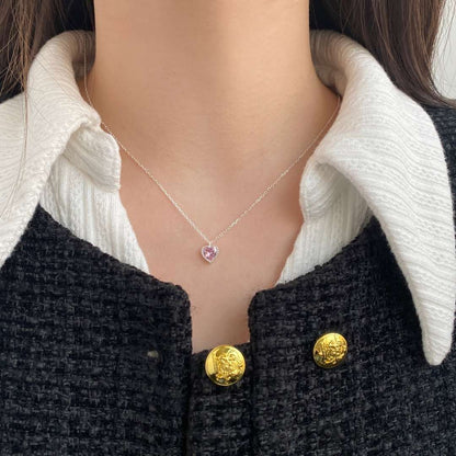[Solara Jewelry]Ornate Heart Shape Necklace