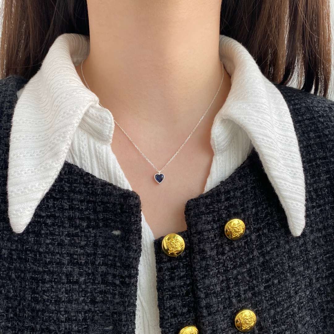[Solara Jewelry]Ornate Heart Shape Necklace