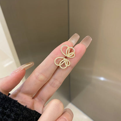 [Solara Jewelry]Exquisite Butterfly Shape Earrings
