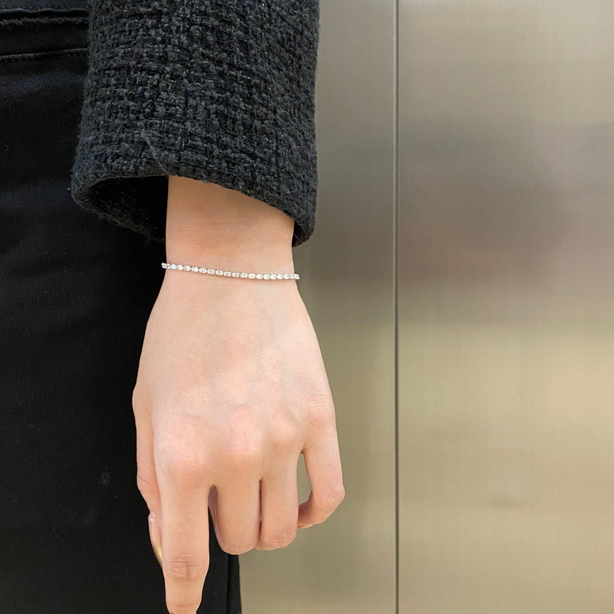 [Solara Jewelry]Elegant Emerald Cut Daily Bracelet
