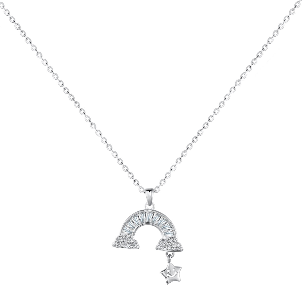 [Solara Jewelry]Unique Rainbow Star Necklace