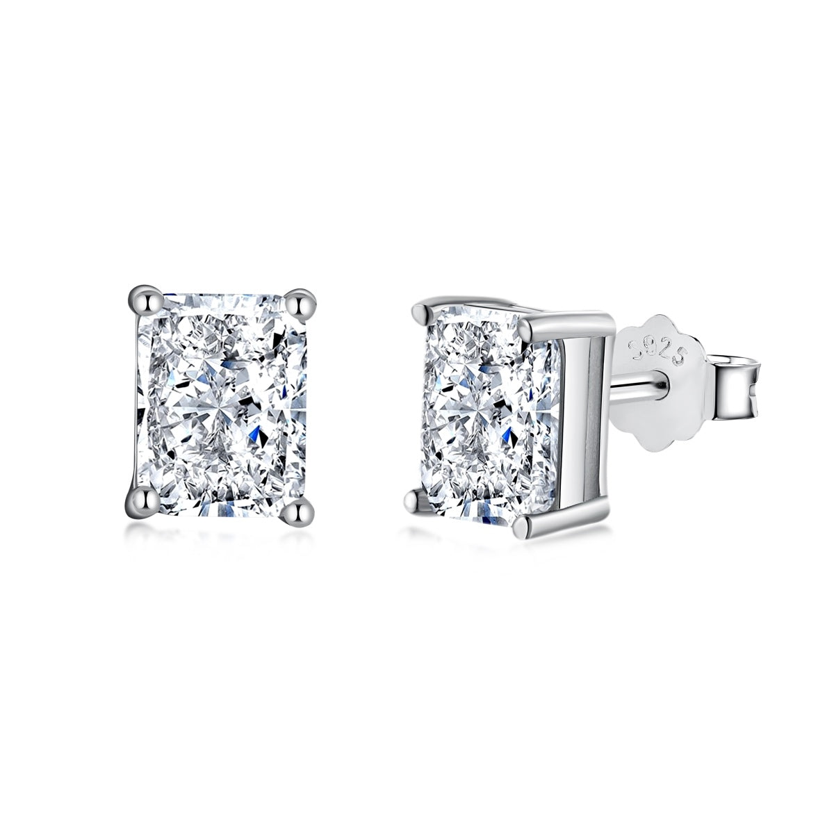 [Solara Jewelry]Radiant Luxurious Princess Cut Daily Earrings