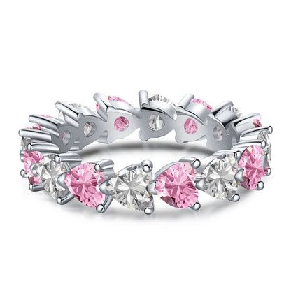 [Solara Jewelry]0.25 Carat Radiant Romance Heart Cut Lover Ring