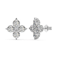 [Solara Jewelry]Four-Leaf Clover Eight-Pointed Star Earrings