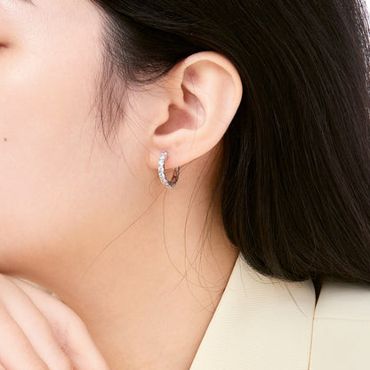 [Solara Jewelry]Radiant Colorful Round Cut Earrings