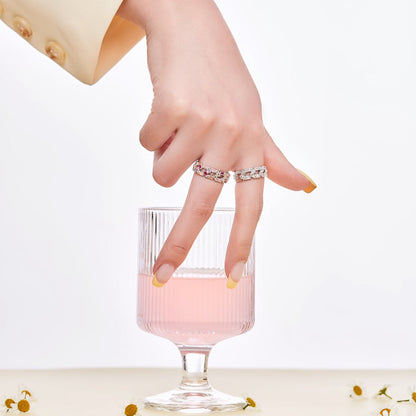 [Solara Jewelry]Sparkling Vibrant Emerald Cut Daily Ring