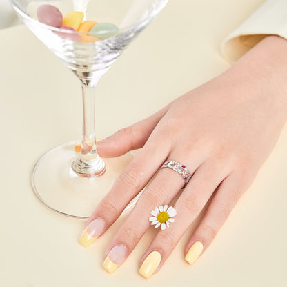 [Solara Jewelry]Sparkling Vibrant Emerald Cut Daily Ring
