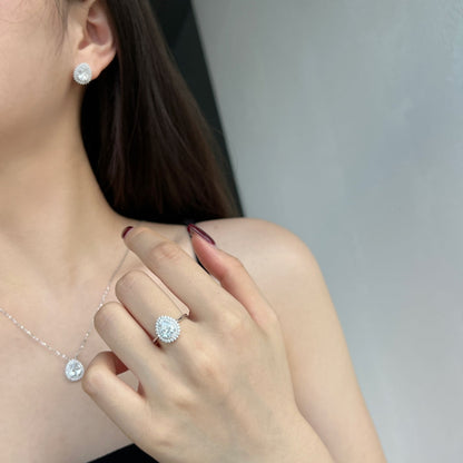 [Solara Jewelry]Delicate Gorgeous Pear Cut Daily Earrings