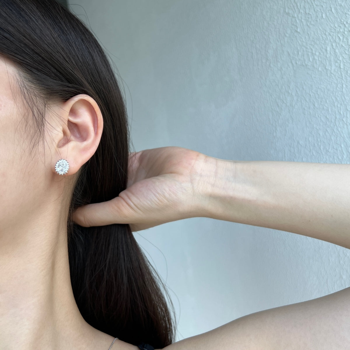 [Solara Jewelry]Delicate Radiant Oval Cut Daily Earrings