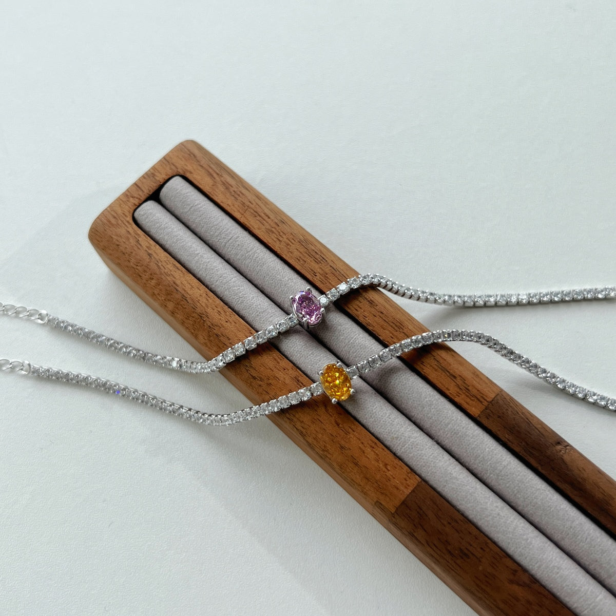[Solara Jewelry]0.75 Carat Exquisite Oval Cut Daily Bracelet