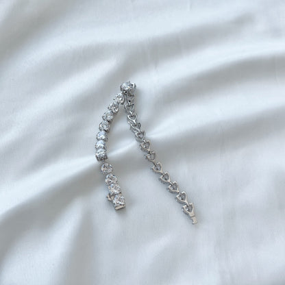 [Solara Jewelry]0.75 Carat Elegant Romantic Heart Shape Lover Bracelet