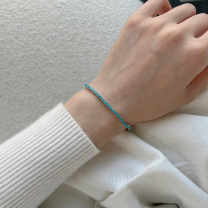 [Solara Jewelry]Dazzling Exquisite Round Cut Daily Bracelet