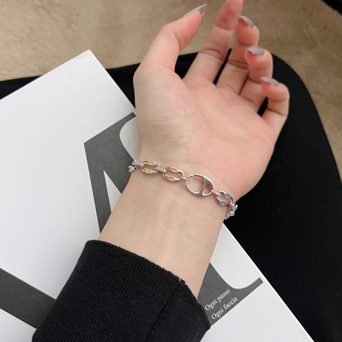 [Solara Jewelry]Dazzling Colorful Daily Bracelet