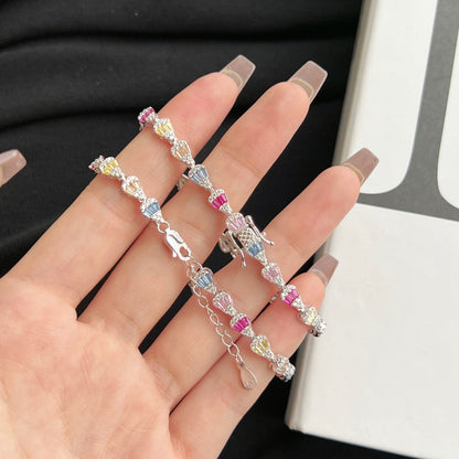 [Solara Jewelry]Radiant Water Drop Shape Daily Bracelet