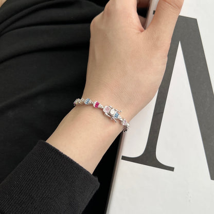 [Solara Jewelry]Radiant Water Drop Shape Daily Bracelet