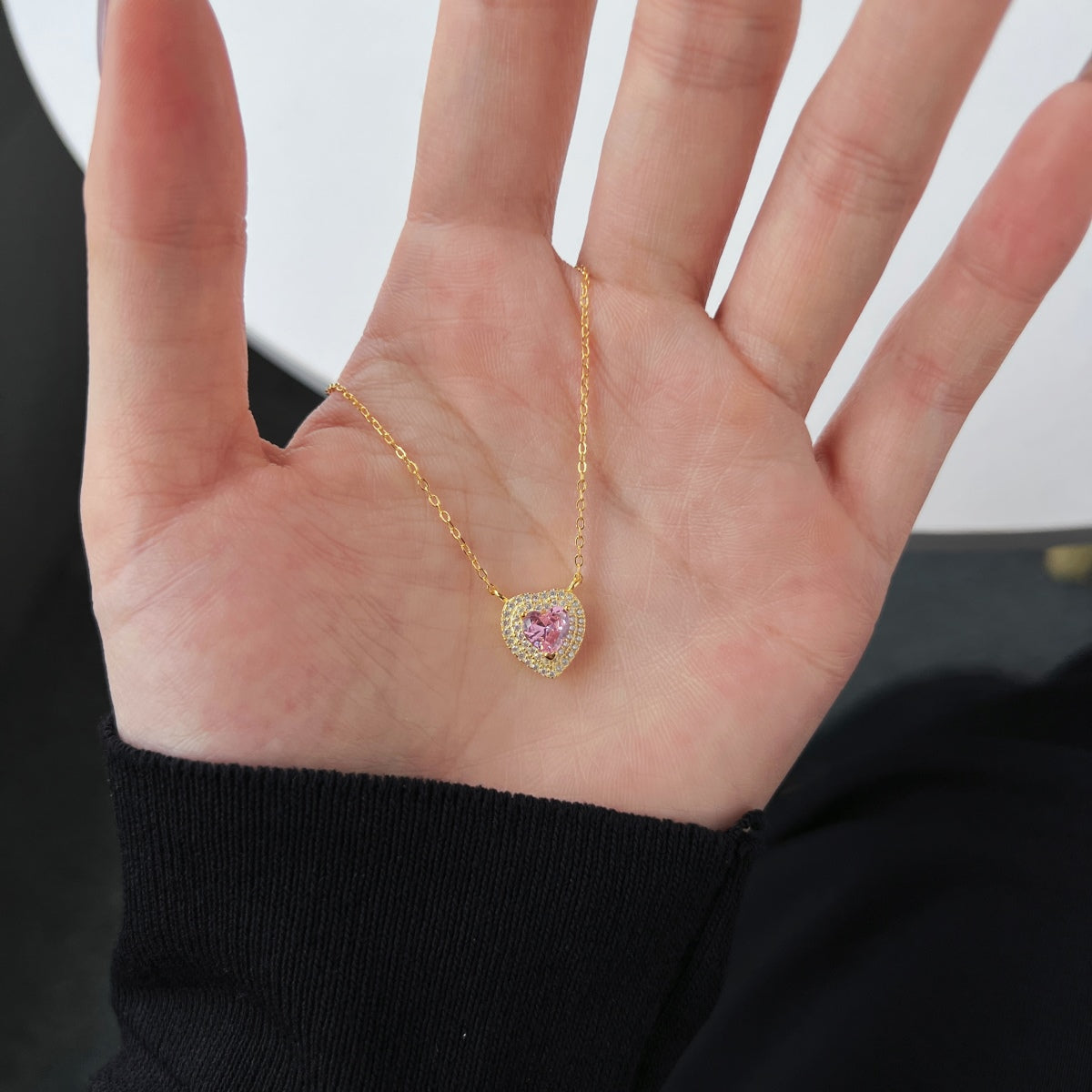 [Solara Jewelry]Exquisite Heart Shape Necklace