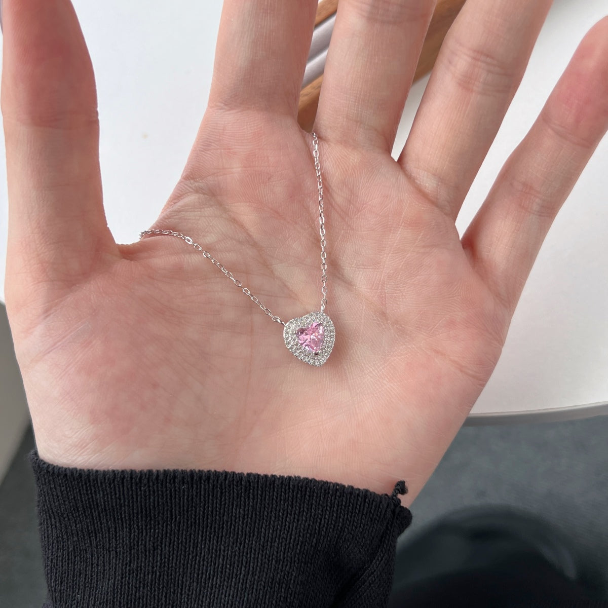 [Solara Jewelry]Exquisite Heart Shape Necklace