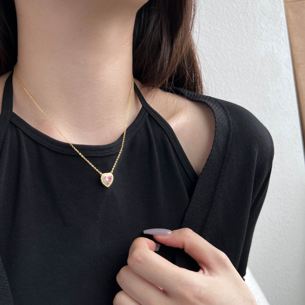 [Solara Jewelry]Exquisite Heart Shape Necklace